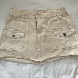 J.GALT Stylish Cream Women's miniskirt